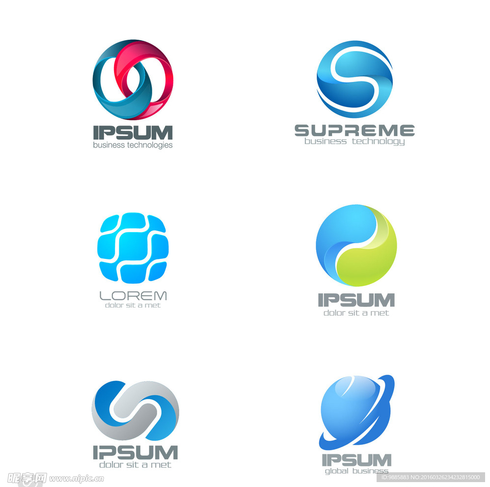 圆形logo