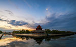 湖边景色