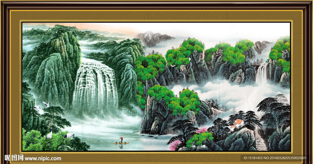 国画山水