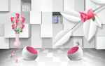3D窗外海景图片