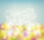 复古风格 生日快乐 主题