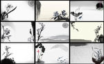 水墨 中国风 名片模板 古风