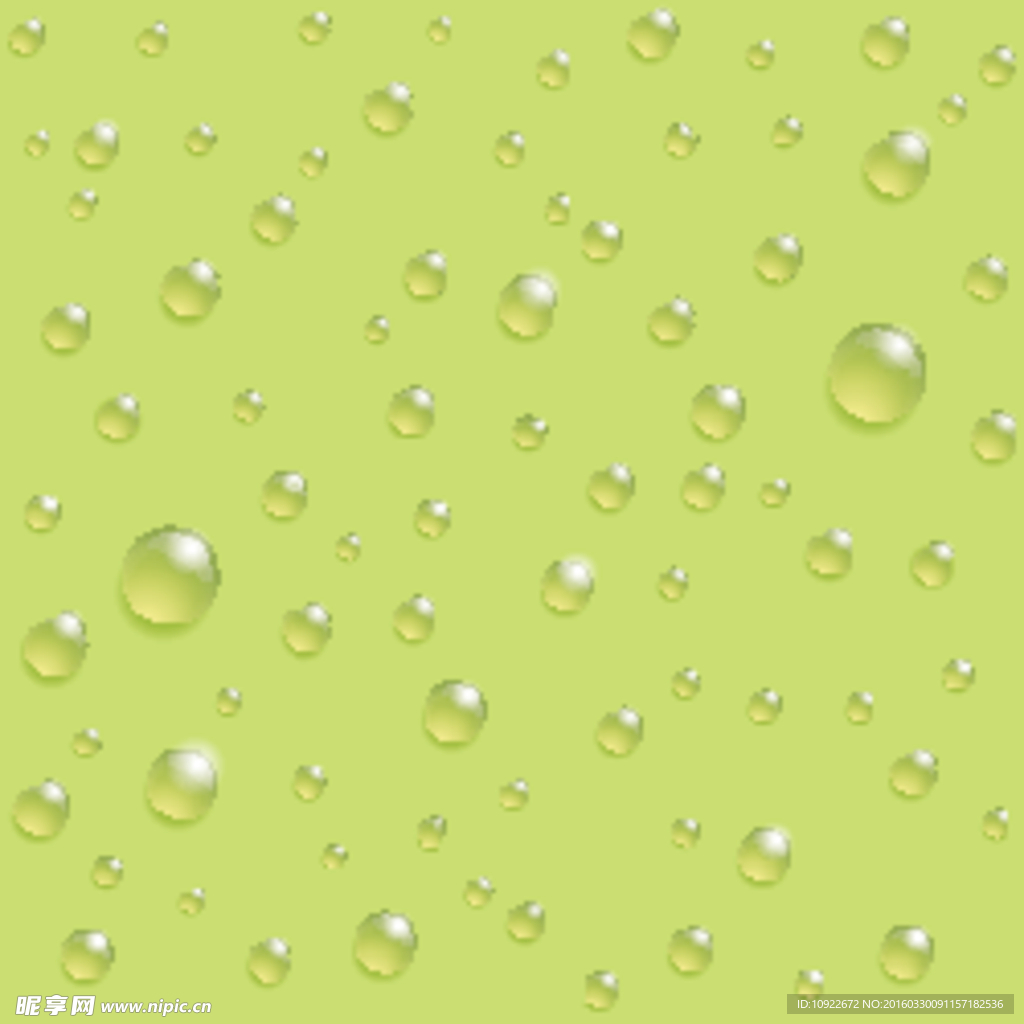 水滴模糊背景