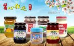 酱心独运果酱促销海报设计