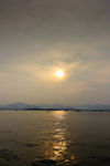 西湖日落