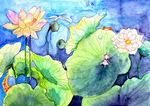 水彩中国风