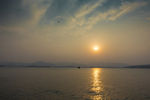 西湖日落