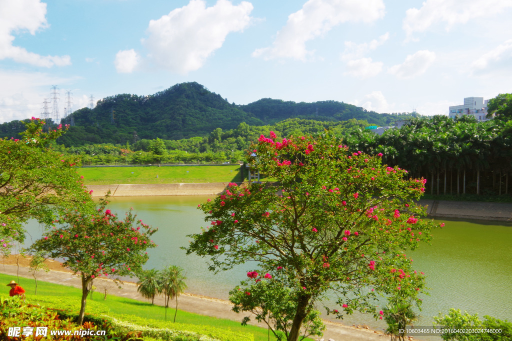 银湖 山水