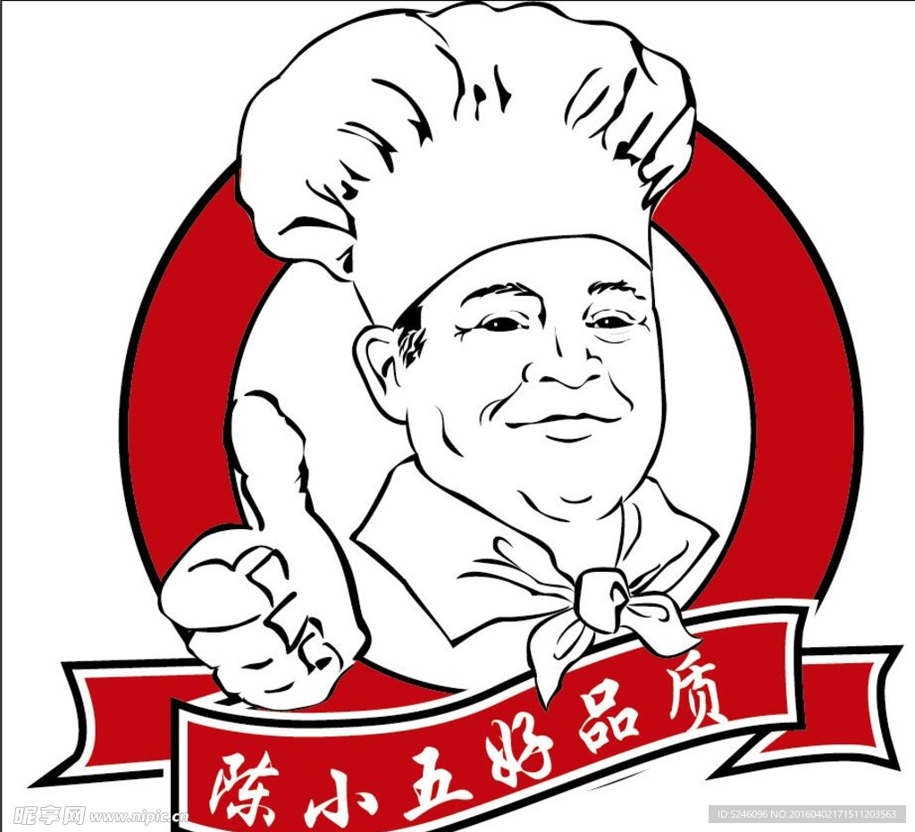 厨师logo设计图__企业LOGO标志_标志图标_设计图库_昵图网nipic.com