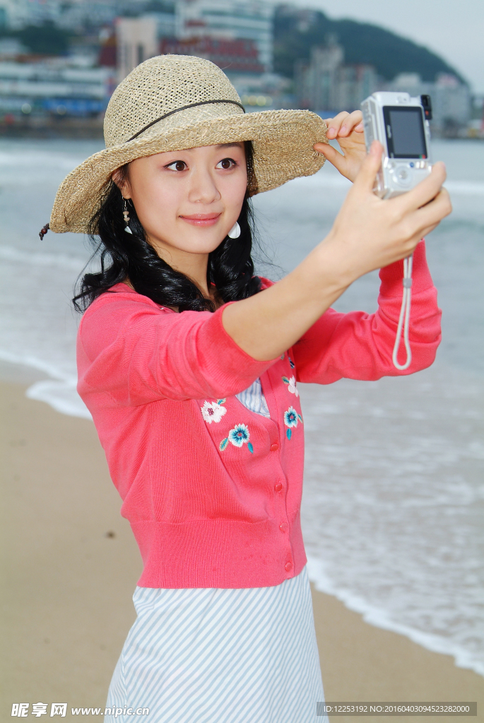 海滩美女