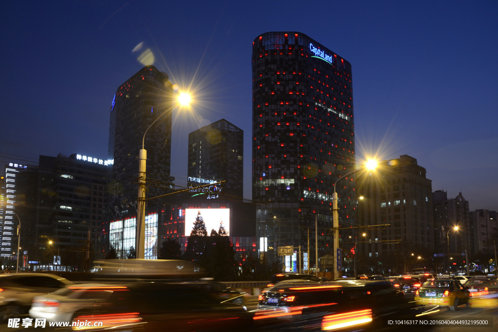 东直门夜景