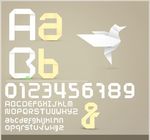 折纸字母