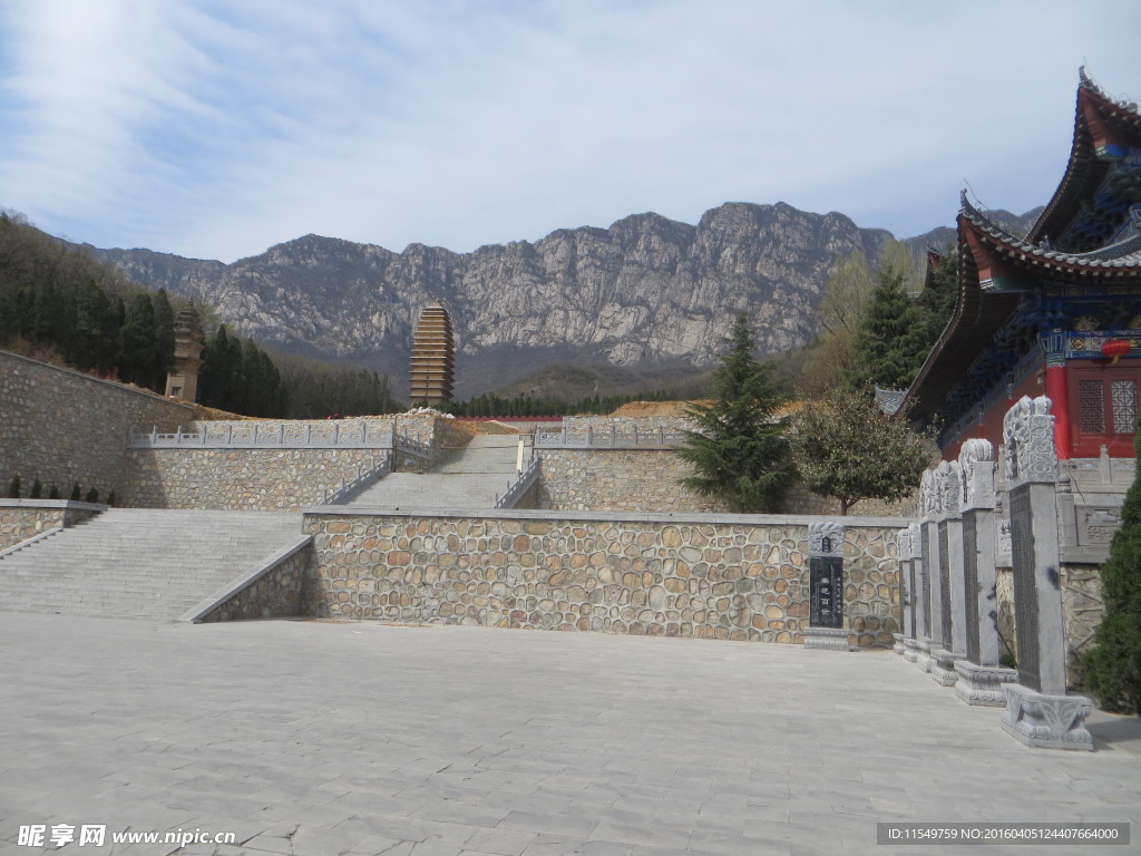 嵩山法王寺一景