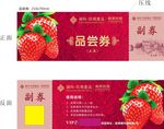 草莓品尝券