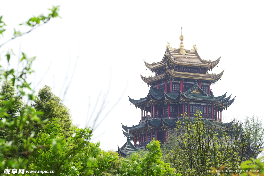 鸿恩寺庙塔