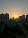 城市日出