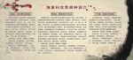 中国风中医宣传栏