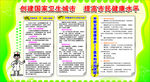 社区公民健康素养宣传栏