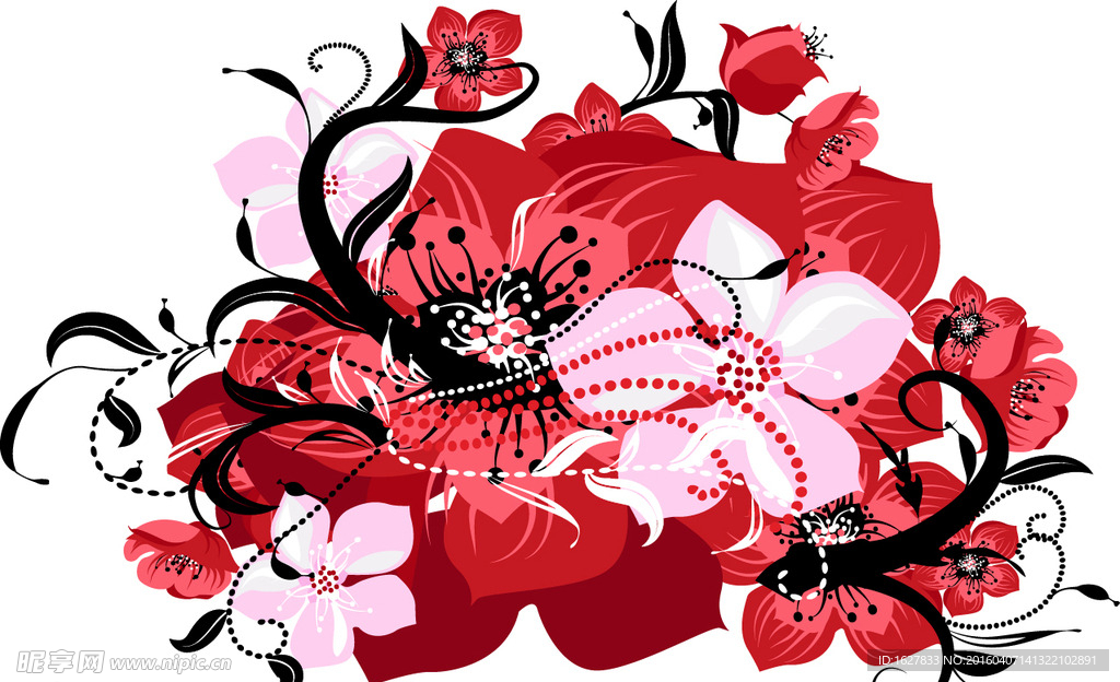 精美花纹底纹