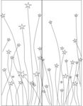 门花矢量素材
