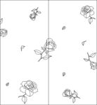 门花矢量图