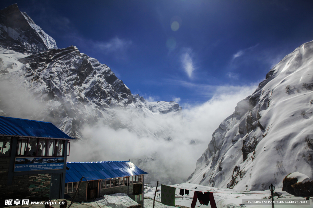 尼泊尔雪山