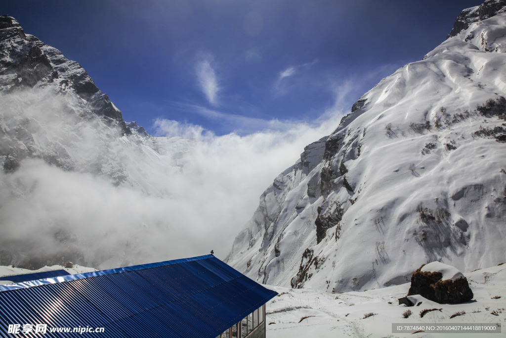 尼泊尔雪山