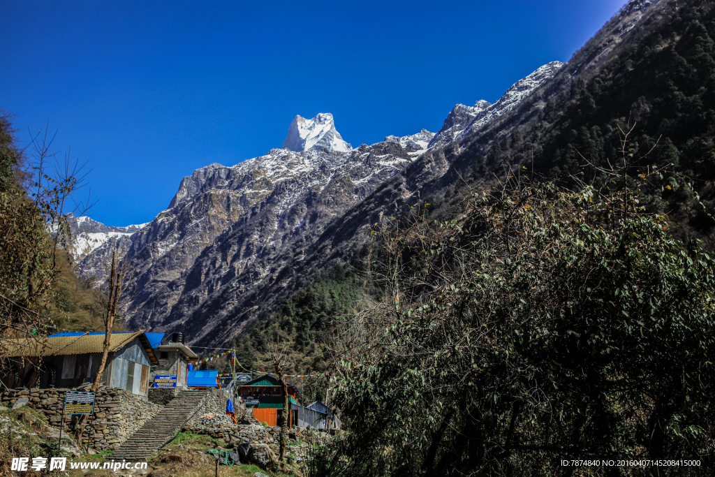 尼泊尔雪山