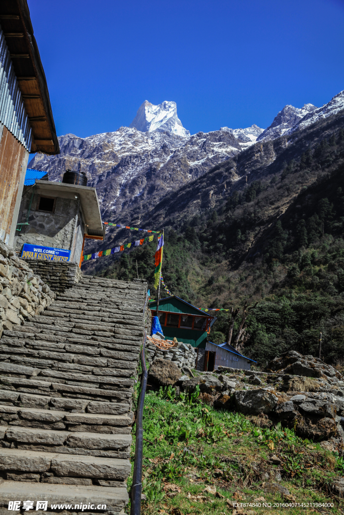 尼泊尔雪山