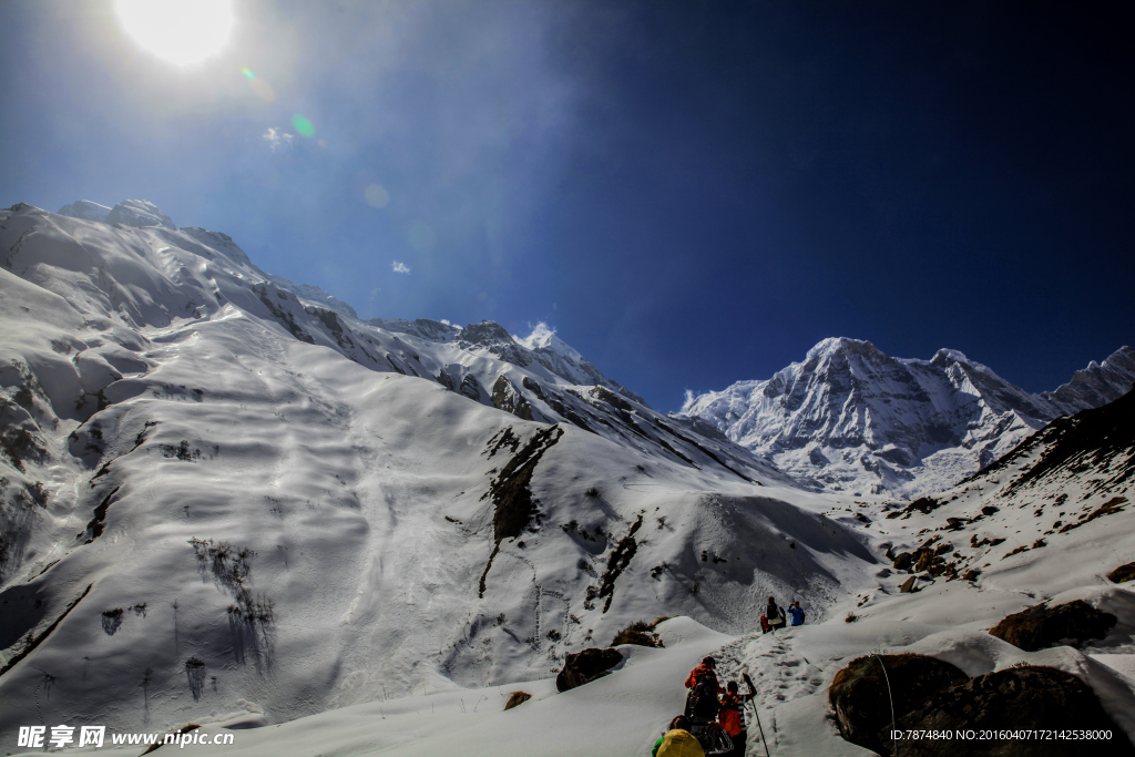 尼泊尔雪山