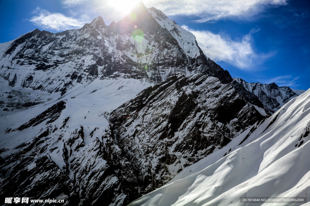 尼泊尔雪山