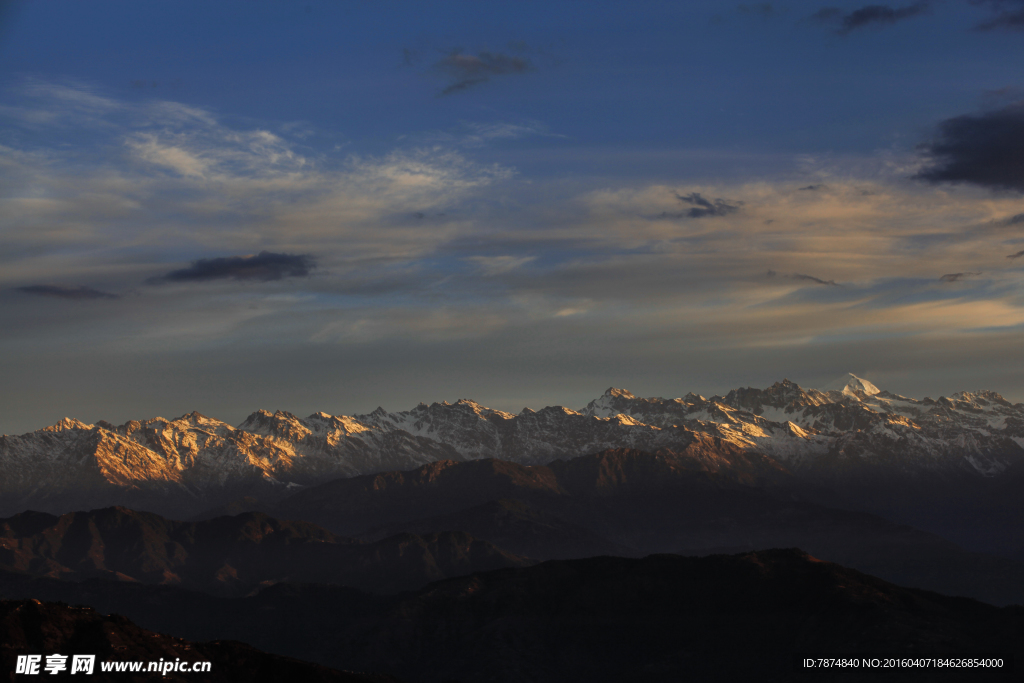 尼泊尔雪山