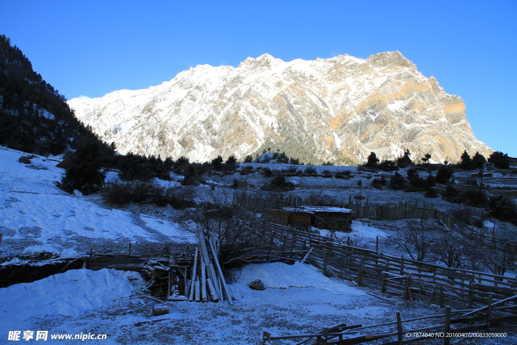 尼泊尔雪山