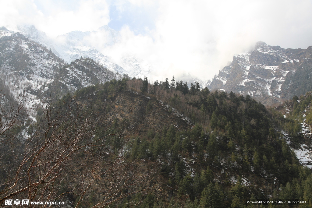 尼泊尔雪山