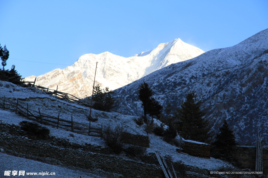 尼泊尔雪山