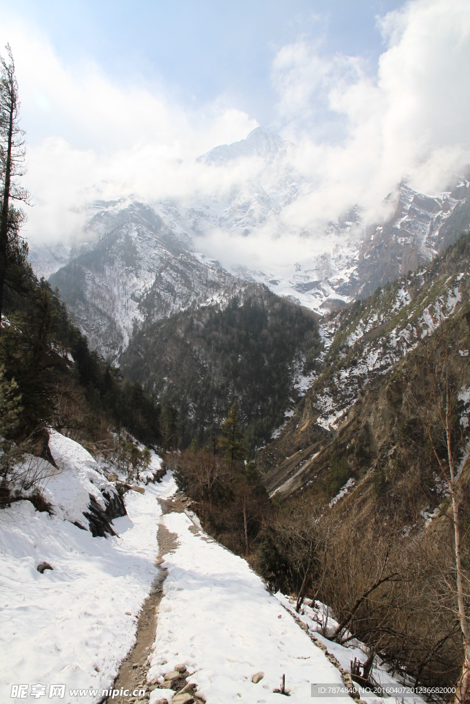 尼泊尔雪山