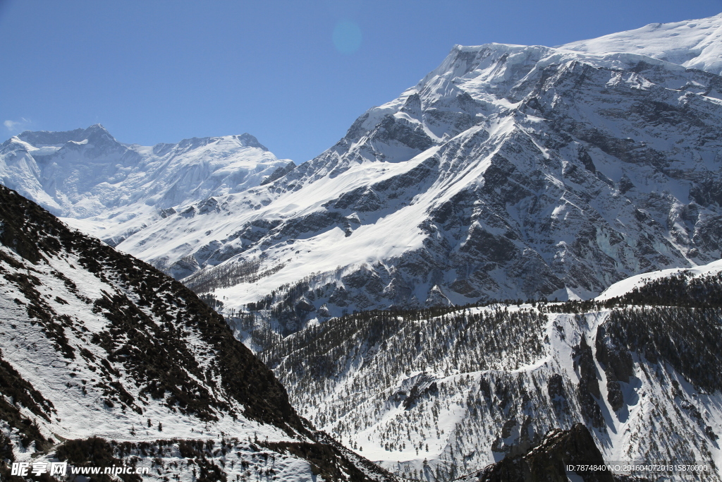 尼泊尔雪山