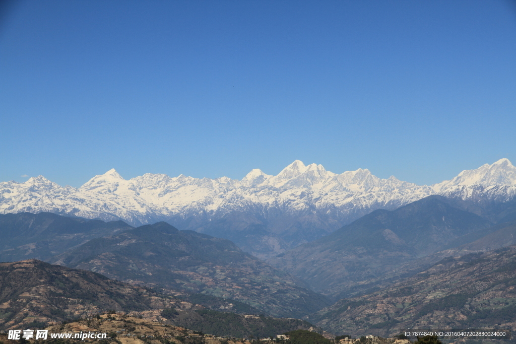 尼泊尔雪山