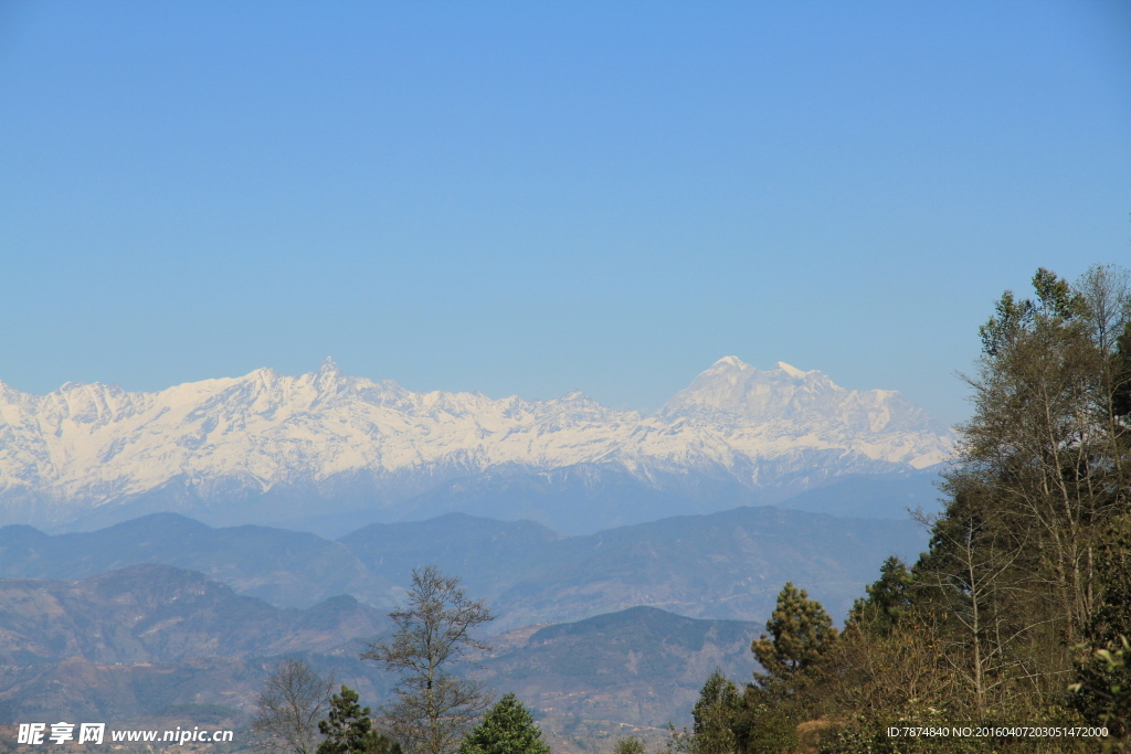 尼泊尔雪山