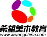 希望美术教育标志