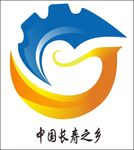 中国长寿之乡矢量图