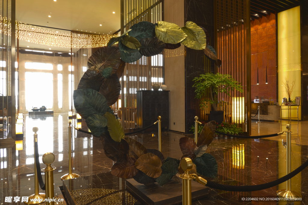 酒店大厅雕塑
