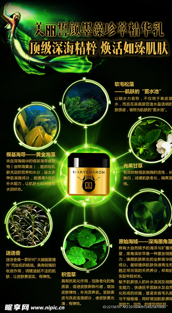 精华产品说明海报