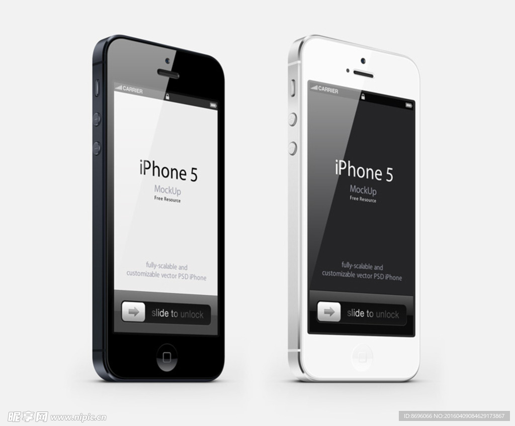 最新iphone5PSD分层素
