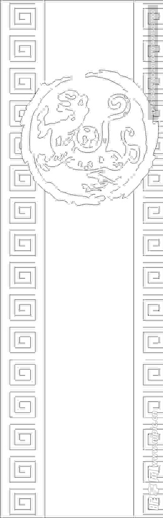 门花矢量图