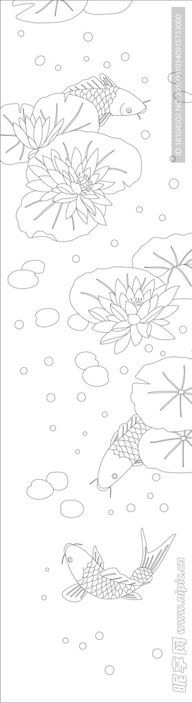 门花矢量图