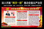 两学一做宣传栏