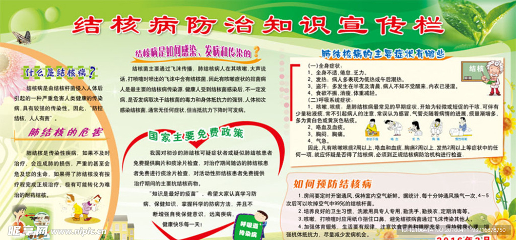 结核病宣传栏