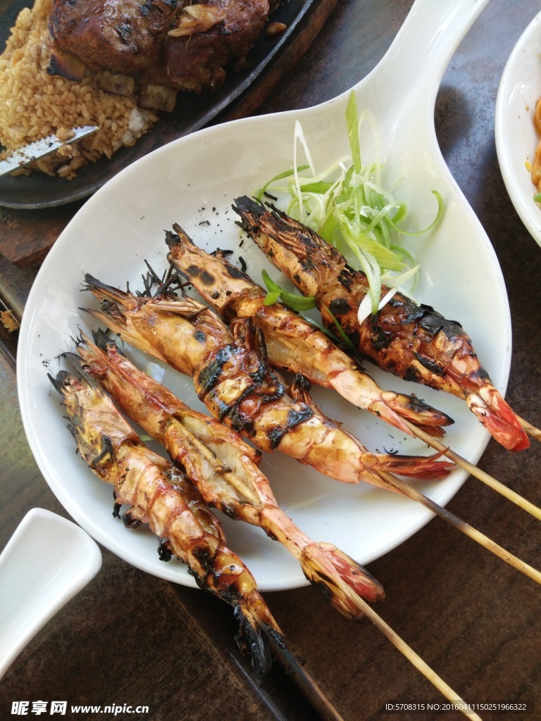BBQ烤虾