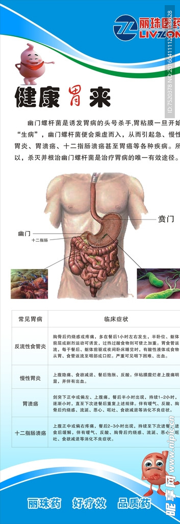 丽珠医药展架